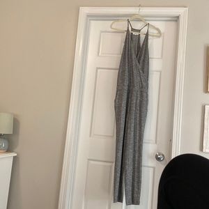 Lou and Gray, cross front jumpsuit. Gray, size small.
